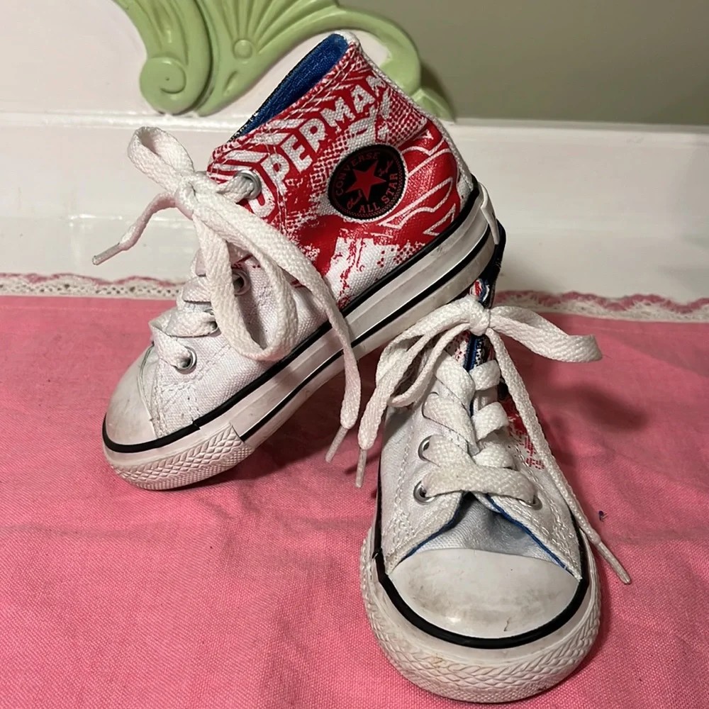 Superman Converse Sneakers Infant Size 6